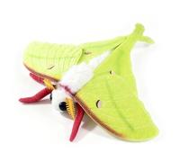 PuffPurrs Peluche Falena Luna Cinese - Realistico 40cm Falena Verde di Seta Giocattolo, Farfalla Realistica Regalo per Amanti della Natura e della Scienza