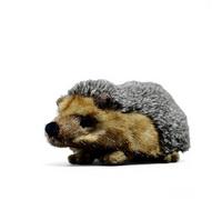 PuffPurrs Peluche Réaliste de Hérisson, Corps Rond Réaliste, Cadeau Mignon de Erinaceus Europaeus Coussin, 19cm