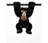 PuffPurrs Peluche Realistico di Gibbone Siamango da Appendere con Mani Antiscivolo, Scimmia Giocattolo Animale Selvatico da 36 cm, Regalo per Bambini