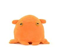PuffPurrs Peluche Realistico Grimpoteuthis, Polpo Marino con Pinne a Orecchie, Corpo Rotondo Morbido, Cuscino 18 cm