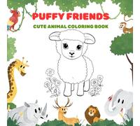 Puffy Friends: Cute Animal Coloring Book