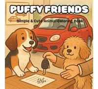 Puffy Friends Simple & Cute Animal Coloring Book