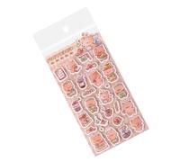 Puffy Sticker | Adesivi per animali fai da te riutilizzabili in feltro, simpatici adesivi in feltro, decorazioni per telefono | Per la scuola a casa questi adesivi 3D per una presa sicura