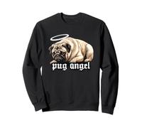 Pug Angel Dog Felpa