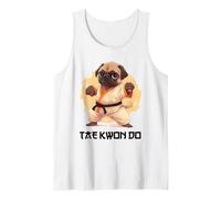 Pug combattente Tuta Taekwondo Canotta