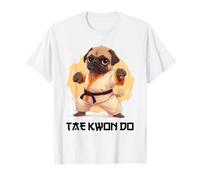 Pug combattente Tuta Taekwondo Maglietta