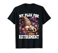 Pug Dad Gnome Graphic For Pug Grandma Life Funny Retirement Maglietta