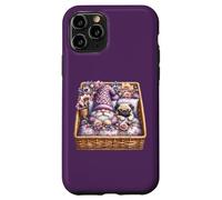 Pug Dad Sleeping In Floral Shabby Chic Bedding With Cute Pug Custodia per iPhone 11 Pro