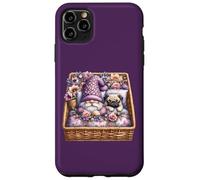 Pug Dad Sleeping In Floral Shabby Chic Bedding With Cute Pug Custodia per iPhone 11 Pro Max