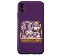 Pug Dad Sleeping In Floral Shabby Chic Bedding With Cute Pug Custodia per iPhone XS Max