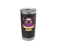 Pug Do Not Funny Disturb The Cute Snug Burrito coperta Cane Bicchiere termico in acciaio inox doppia parete