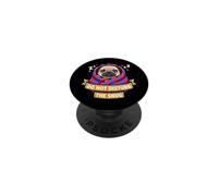 Pug Do Not Funny Disturb The Cute Snug Burrito coperta Cane PopSockets PopGrip Adesivo