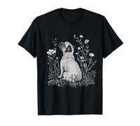 Pug Dog Face Colorato Ritratto Animale Carino Pug Amante Maglietta