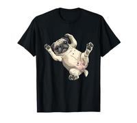 Pug Dog Face Colorato Ritratto Animale Carino Pug Amante Maglietta