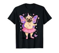 Pug Fairy Ballerina Pugs Maglietta