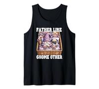 Pug Fathers Day Gnome Dog Dad Funny Saying For Pug Grandpa Canotta