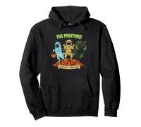 Pug Ghost Dogs Halloween Autunno Lascia Halloween Spooky Pug Felpa con Cappuccio
