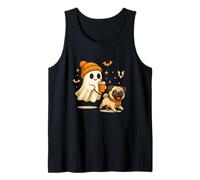 Pug Halloween Ghost Walking Pug Dog Canotta