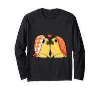 Pug Kiss Sushi Maglia a Manica