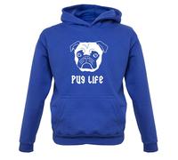 Pug Life - Bambini/Bambini Felpa Razza Cane Animali Regalo Carlini Cagnolino