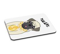 Pug Life Cane PC Computer Mouse Pad - Animali Divertente Gangster Graffiti