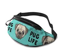 Pug Life con regolabile per uomo donna all'aperto sport corsa palestra viaggi