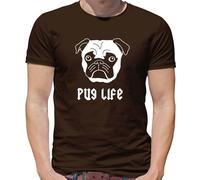Pug Life - T-Shirt - Carlini Cane Cani Divertente Animali Cucciolo Razza Love