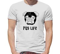 Pug Life - T-Shirt - Carlini Cane Cani Divertente Animali Cucciolo Razza Love