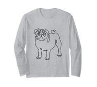 Pug Line Minimal Maglia a Manica