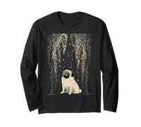 Pug Mom Pug Lover, Cane con Stelle celesti Maglia a Manica