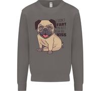 Pug Non Ho Scoreggiato, Il Mio Sedere Ti Ha Mandato Un Bacio Uomo Felpa Maglione