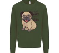 Pug Non Ho Scoreggiato, Il Mio Sedere Ti Ha Mandato Un Bacio Uomo Felpa Maglione