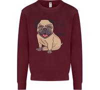 Pug Non Ho Scoreggiato, Il Mio Sedere Ti Ha Mandato Un Bacio Uomo Felpa Maglione