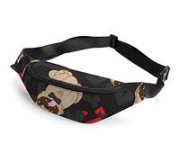 Pug Pattern Occhio trafitto con a cuore, sportivo per bambini per adulti per uomo donna