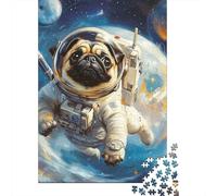Pug Puzzle 1000 Pezzi, Strumento Cognitivo, Progetto Condiviso, Opera Da Mostrare 1000pcs (75x50cm)