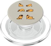 Pug Yoga for Lower Back PopSockets PopGrip per MagSafe