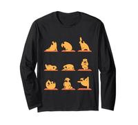Pug Yoga Minimal Maglia a Manica