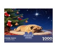 Pug1000 Piece Jigsaw Puzzle for Adults Family Game ChristmasFun And Challenging Home Decors Great Gift Idea38x26cm/1000pcs