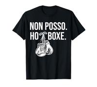 Pugilato Divertente Boxe Pugile Uomo Boxer Regalo Non Posso Maglietta