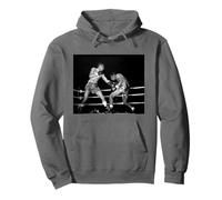 Pugilato Zucchero Ray Robinson V Randy Turpin Mezzi 1951 Felpa con Cappuccio