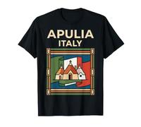 Puglia Italia Trulli Case Viaggi Maglietta