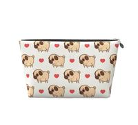 Pugliese Pug, Borsa da toilette Borsa per trucco Borsa per cosmetici Borsa da toilette da viaggio portatile