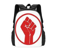 Pugno alzato - Zaino Rosso Zaino Borse di Moda capitalismo Mangiare Comunismo Ricco lasciali Mangiare Torta Maria Antonietta