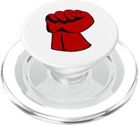 Pugno chiuso Lotta Red Protest PopSockets PopGrip per MagSafe