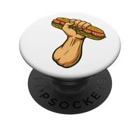 Pugno di protesta che solleva una resistenza di un ragazzo sandwich PopSockets PopGrip Adesivo