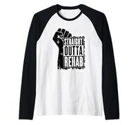 Pugno di recupero dalla dipendenza dalla riabilitazione riabilitazione Maglia con Maniche Raglan