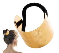 Pugno in metallo per capelli, polsino per pony | Supporto per pony con polsino a coda di cavallo in metallo,Accessorio per capelli squisito per la moglie, madre