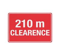 Puhayexi 210M Clearance Sign Warning Tin Sign Home Kitchen Farm Garden Garage Wall Decor 30,5 x 20,3 cm