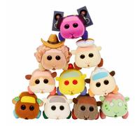 PUI PUI MOLCAR Fuzmols Peluche Confezione 6 cm Animale Morbido 10 da...