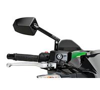 Puig 020DN specchietto GT.1 destro lavorato in alluminio design regolabile specchio convesso antiriflesso omologato regolazione precisa alta visibilità finitura anodizzata tecnica per moto, Nero